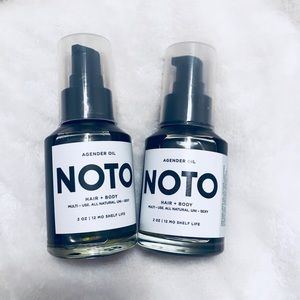 x2 bottles of NOTO agender oil